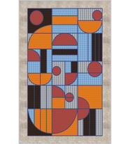 Eliana Home Baskılı, Yıkanabilir Kaymaz Taban Salon Halısı LNA0192-SD1003 100x150 cm (Turuncu)