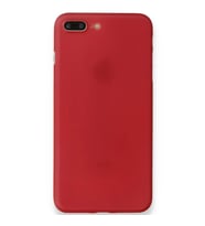 Apple İphone 8 Plus Kılıf Pp Ultra İnce Kapak - Kırmızı