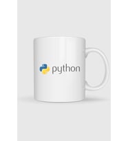 Python Programming Language Tasarımlı Kupa Bardak