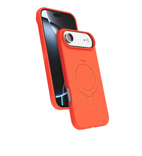 iPhone 17 Air Regal Magsafe Standlı Kapak - Turuncu