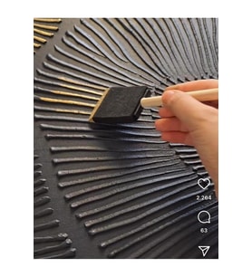 Vernik Sünger Fırça, 3’lü Set, Mandalart Fabric (Ahşap)