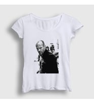 Presmono Kadın Beyaz Crank Jason Statham T-Shirt 397021tt (Beyaz)