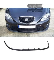 Seat Leon Mk2 Cupra R Uyumlu Ön Lip Mat Siyah Ön Tampon Lip
