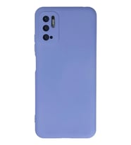 Newface Xiaomi Redmi Note 10 5G Kılıf Nano içi Kadife Silikon - Lila