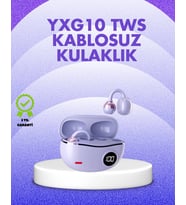 YXG10 Kablosuz Kulaklık – Bluetooth 5.4 Dokunmatik LED Ekranlı Şarj Kutusu
