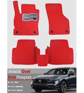 HONDA ACCORD (2018-2024) Uyumlu EVA Paspas Tam Set–Araca Özel,Su Geçirmez,Kolay Montaj