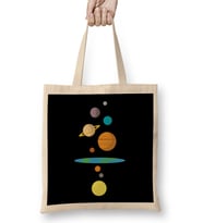 Flat Earth Solar System Bez Çanta Uzun Saplı