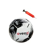 Avessa Basic Futbol Topu Siyah No5 Pompalı (Mavi)