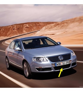 VW Passat B6 2006-2011 Ön Tampon Alt Orta Izgara Krom Çıta 3C0853671C