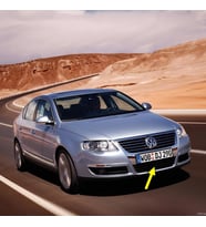 VW Passat B6 2006-2011 Ön Tampon Alt Orta Izgara Krom Çıta 3C0853671C