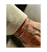 Unisex kelepçe Bileklik 925 Ayar Gümüş (Gold)