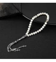 Havlit Doğal Taş Tesbih 33lük - 6mm (Çok Renkli)