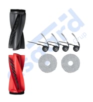Roborock Qrevo Curv Uyumlu 1 Ana Fırça 4 Yan Fırça 2 Mop PKT-iasgf0000596