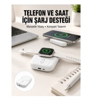 Mey İthalat® Yüksek Kapasiteli 22.5W Hızlı Şarj Taşınabilir Powerbank Yeni Nesil