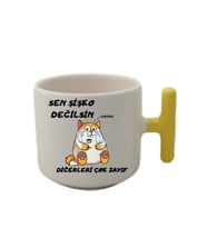 Sen Şişko Değilsin T Kulp Fincan