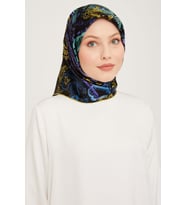 Armine Nostalji Serisi %100 Twill İpek Eşarp 9037D 52