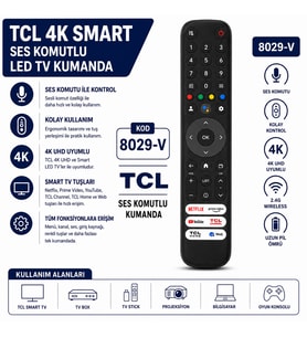TCL 8029-V TV Kumandası