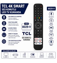 TCL 8029-V TV Kumandası