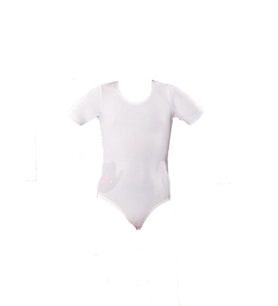 Anıt Kız Çocuk Kısa Kol Çıtçıtlı Body 4525 (Beyaz)