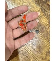 EL YAPIMI MİYUKİ KOLYE UCU DELİCİA KOLYE UCU 3X2 CM