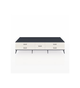 Kronos TV Ünitesi 5 Çekmeceli  220x59x51 Antrasit-Çam/Aytaşı