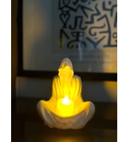 DorDen3D Mumluk Hayalet Ruh Led Tealight Dekoratif Mumluk