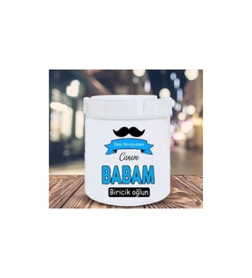 Canım Babam Biricik Oğlun Seramik Küllük