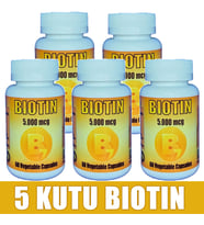 Biotin 5000mg 300 Kapsül (5 KUTU)