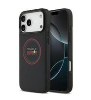 Apple iPhone 17 Pro Max Kılıf Redbull Orjinal Lisanslı M-safe Şarj Özellikli Kırmızı Halka ve Logo K