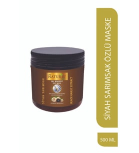 Naturix Siyah Sarımsak Özlü Tuzsuz Saç Bakım Maskesi 500 ml