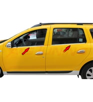 Dacia Logan MCV Krom Cam Çıtası 2013 Üzeri 4Prç Paslanmaz Çelik