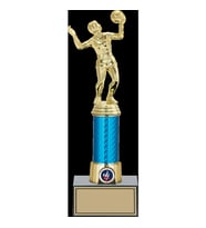 ODAK KUPA - Figürlü Kupalar - Voleybol Kadın Figürlü Kupalar FG-005 B - 30 cm