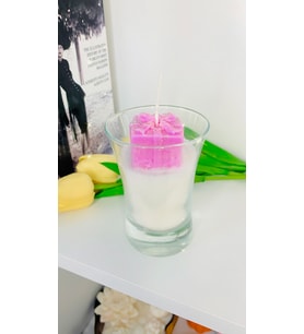 Pink Gift Decorative Handmade Candle