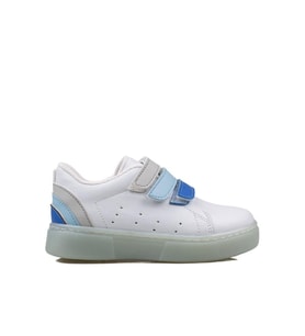 Trend Adımlar Mavi Rainbow Unisex Çocuk Işıklı Sneaker