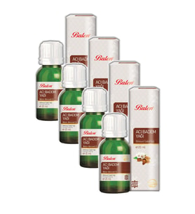 Balen Acı Badem Yağı Soğuk Pres 20 ml x 4 Adet