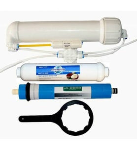 SU ARITMA CIHAZI 75 GPD MEMBRAN FİLTRE+MEMBRAN FİLTRE KABI SETİ,ÇEKVALF,FLOW,OTOSHUT OF,TADLANDIRICI