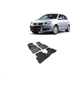vw polo 9n2 (2002-2009) uyumlu 3d havuzlu paspas