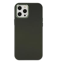 Durukar® iPhone 12 Pro Max Kılıf Asya Deri Silikon - Koyu Yeşil