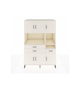 Kronos Dolap 9 Raflı 3 Çekmeceli 6 Kapaklı 132x59x195 Aytaşı-Aytaşı/Aytaşı