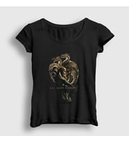 Presmono Kadın Siyah Aemond Targaryen House Of The Dragon T-Shirt 478881tt