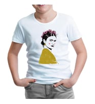 Frida - Shade Beyaz Çocuk Tshirt