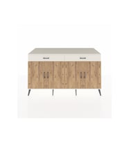 Kronos Konsol 4 Raflı 2 Çekmeceli 4 Kapaklı 176x59x99 Aytaşı-Çam/Aytaşı