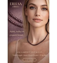 Sertifikalı Lal Garnet Dizi Kolye - 4mm Elmas Kesim Minimal Seri Doğal Taş Kolye (Çok Renkli)