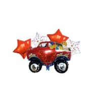 RALLY JEEP 5 Lİ SET FOLYO BALON