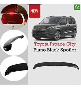 Toyota Proace City Bagaj Üstü Spoiler Piano Black 2021 Sonrası