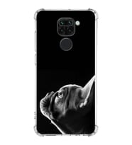 PrintiFy Xiaomi Redmi Note 9 Uyumlu Köpek 1 Baskılı Şeffaf Köşe Korumalı Antişok Kılıf