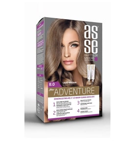 Asse Adventure Saç Boyası 8.0 Açık Kumral