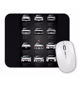 History Nissan GTR  V2 Specs Mouse Pad