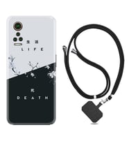 General Mobile GM 21 Pro GM 22 Pro Plus Kılıf Boyun Askılı Silikon Life and Death 1339