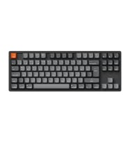 Keychron K8 Max %80 TKL RGB Red Switch Kablosuz Türkçe Mekanik Karbon Siyah Gaming Klavye